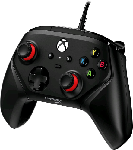 HYPERX CLUTCH GLADIATE CONTROLLER CABLATO CON LICENZA XBOX DOPPI BLOCCHI PER GRILLETTI PULSANTI PROGRAMMABILI NERO